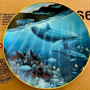 Danbury Mint Underwater Paradise Ltd. Ed. Plate
